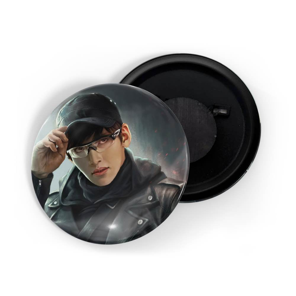 dhcrafts Fridge Magnet K-Drama Korean Actor Multicolour Ji Chang-wook D2 Glossy Finish Design Pack of 1